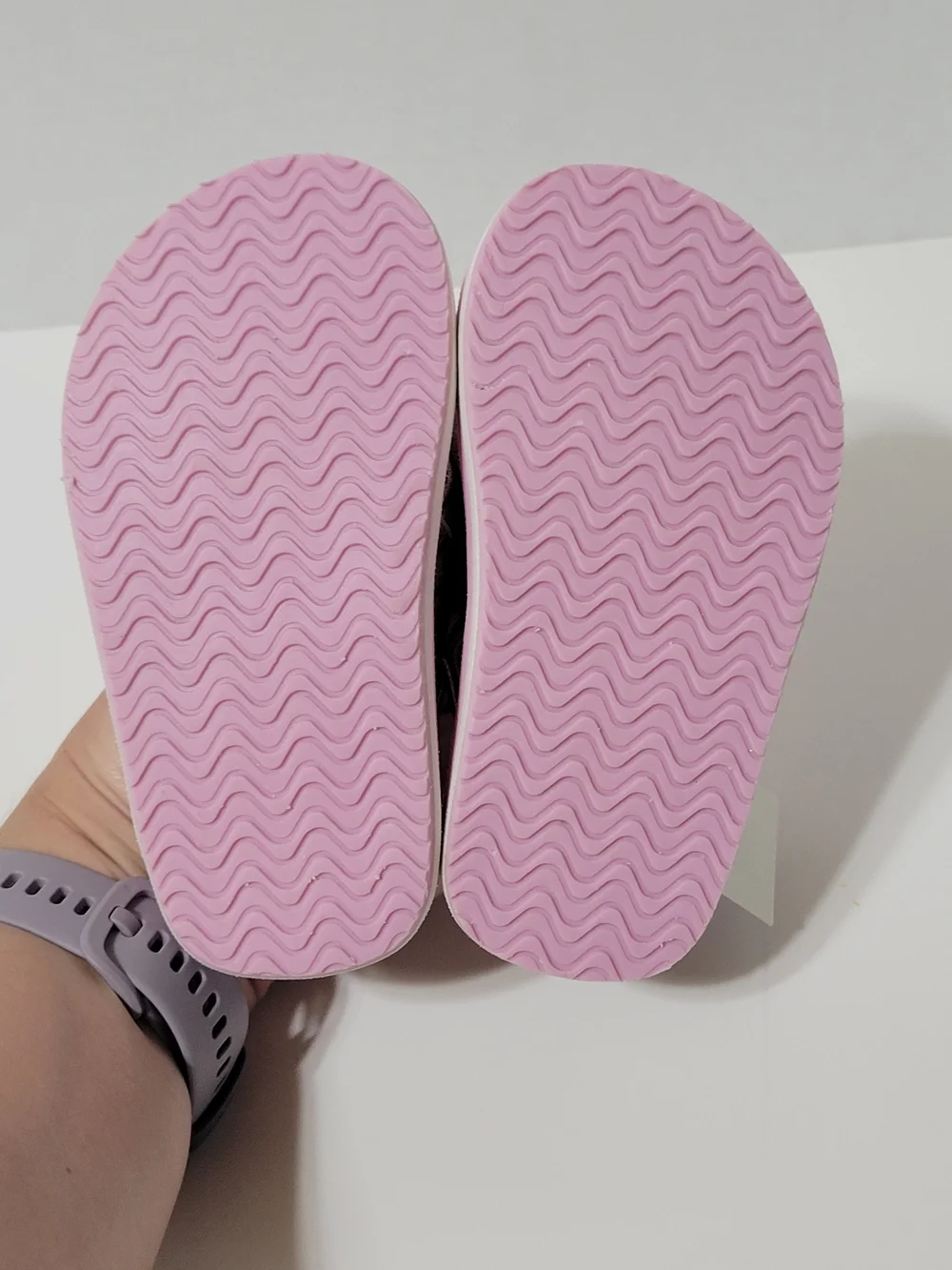 NWT Cat & Jack Toddler Girls Unicorn Flip Flop Sandals Gold Pink Size S 5/6